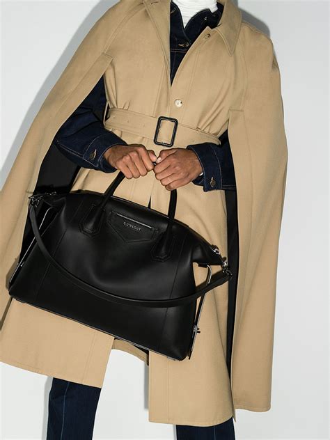 givenchy black bag sale|Givenchy leather tote bag.